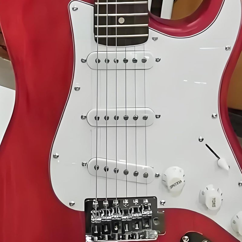 phrilam Store SSS 11 Hole Copper foil Strat Pickguard ST Pick Guard Scratch Plate for Fender USA/Mexican Standard Stratocaster Modern Style Electric Guitar,White 3ply - Image 5